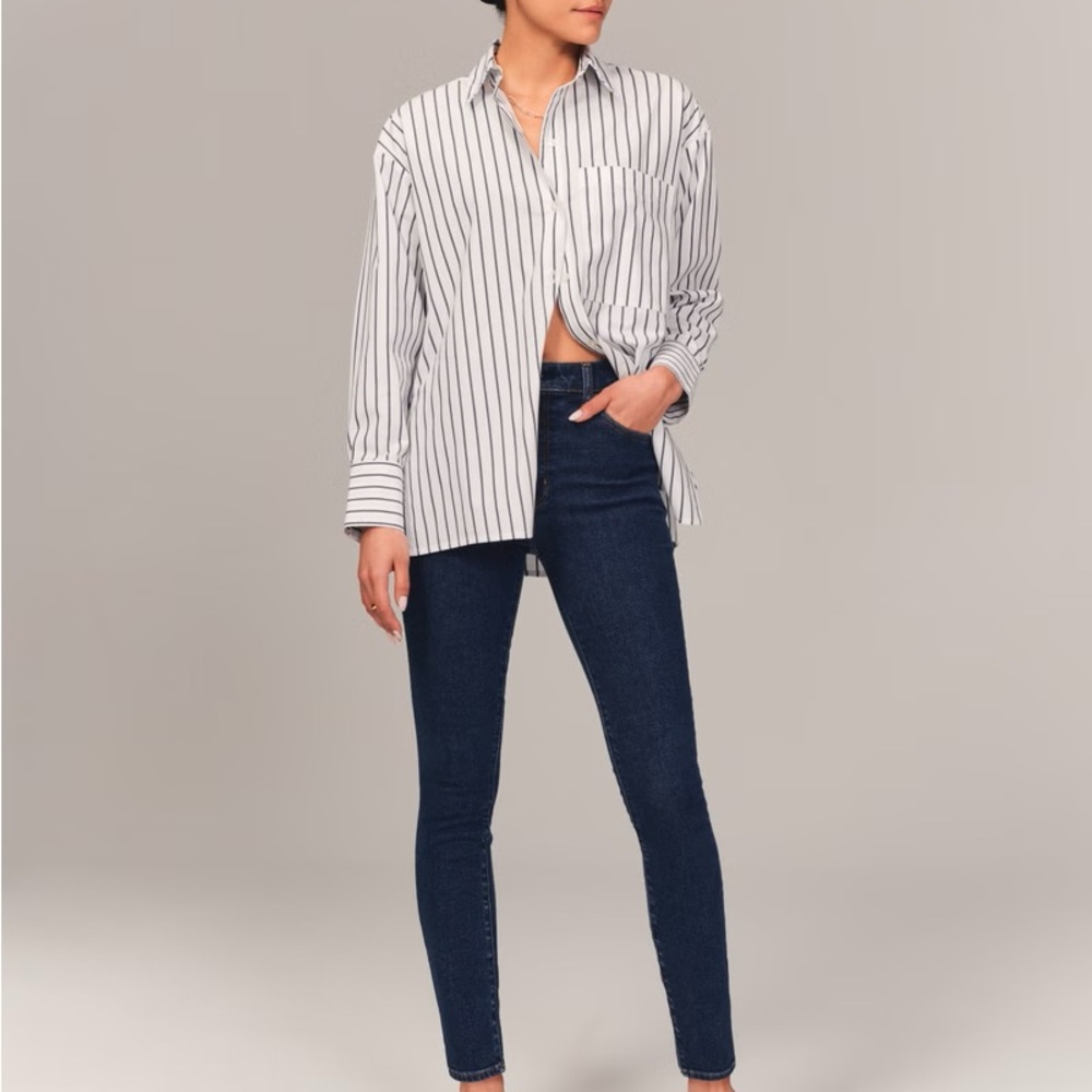 super skinny high rise jeans